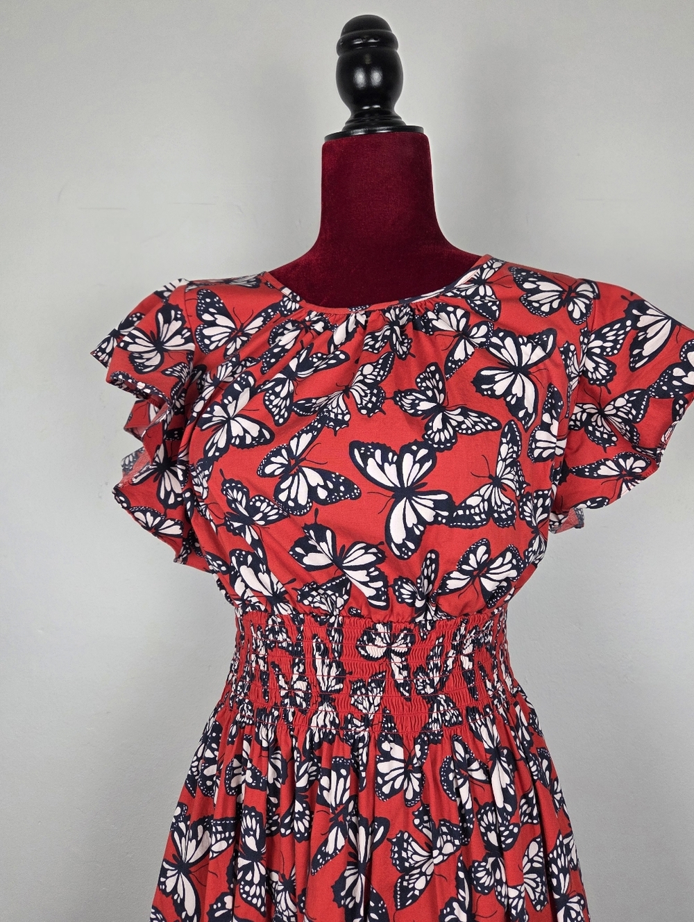 Kate Spade Butterfly Print Blake Dress (Size L) - Picture 5 of 12